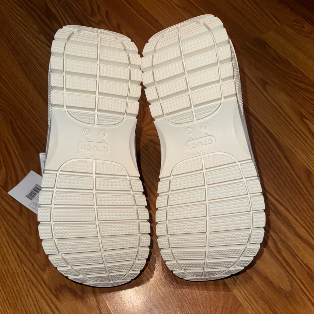 Crocs Mega Crush Sandals – White – NWT – Men’s size 8 Women’s Size 10 - Picture 5 of 14